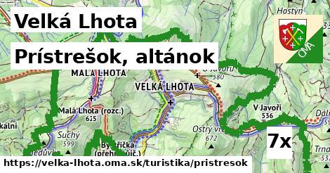 Prístrešok, altánok, Velká Lhota