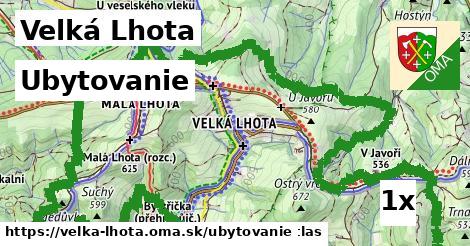 ubytovanie v Velká Lhota