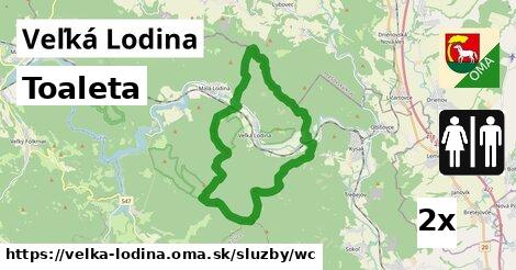 Toaleta, Veľká Lodina