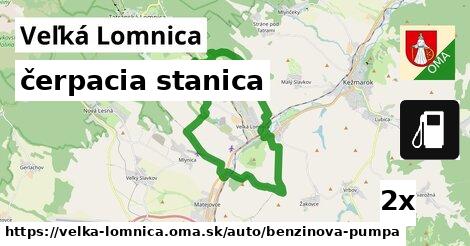 čerpacia stanica, Veľká Lomnica