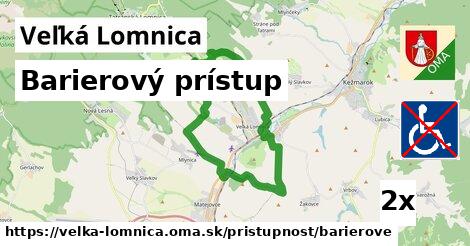 Barierový prístup, Veľká Lomnica