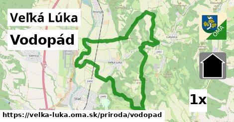 Vodopád, Veľká Lúka