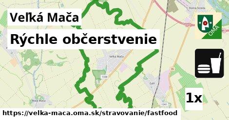 Rýchle občerstvenie, Veľká Mača