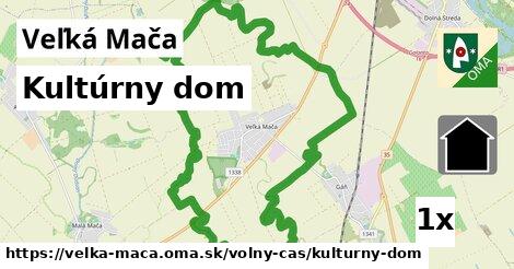 Kultúrny dom, Veľká Mača