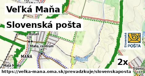 Slovenská pošta, Veľká Maňa