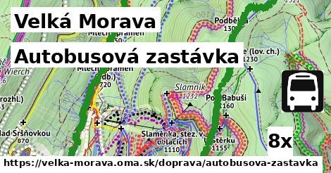 Autobusová zastávka, Velká Morava