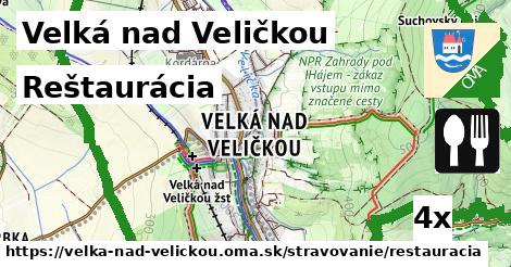 Reštaurácia, Velká nad Veličkou