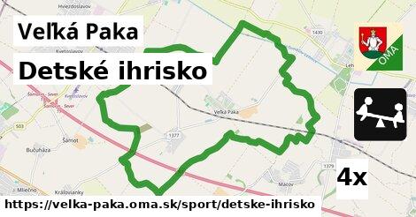 Detské ihrisko, Veľká Paka