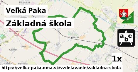 Základná škola, Veľká Paka