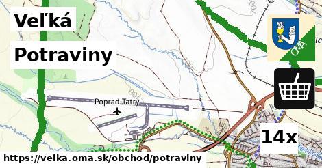 potraviny v Veľká