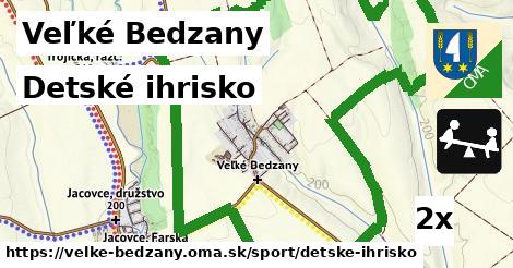 detské ihrisko v Veľké Bedzany