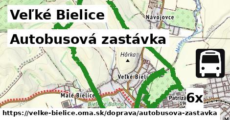 Autobusová zastávka, Veľké Bielice