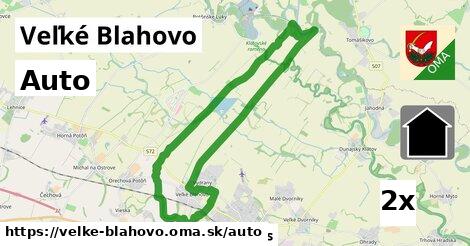 auto v Veľké Blahovo