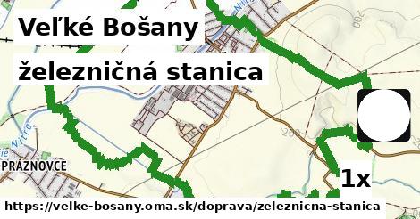 železničná stanica v Veľké Bošany