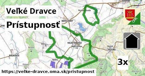 prístupnosť v Veľké Dravce
