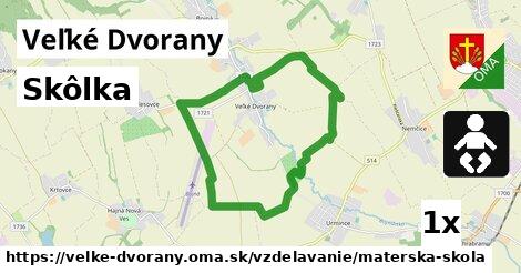 Skôlka, Veľké Dvorany