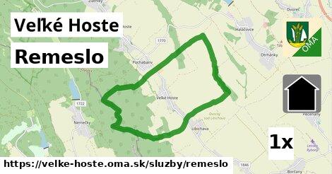 remeslo v Veľké Hoste