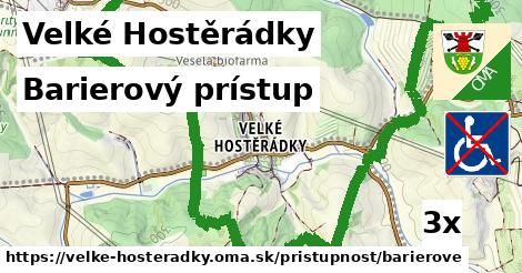 Barierový prístup, Velké Hostěrádky