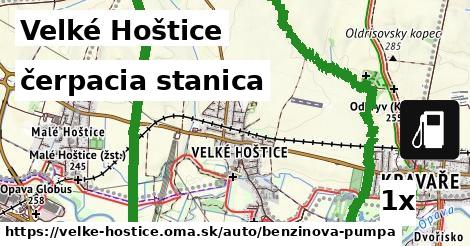 čerpacia stanica, Velké Hoštice