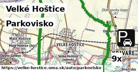Parkovisko, Velké Hoštice