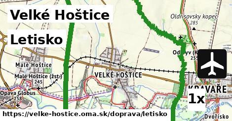 Letisko, Velké Hoštice