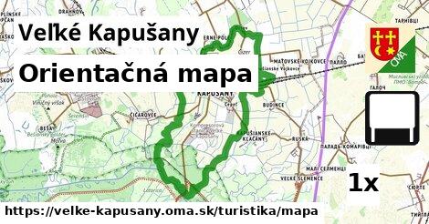 Orientačná mapa, Veľké Kapušany