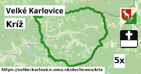 Kríž, Velké Karlovice