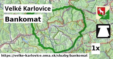 Bankomat, Velké Karlovice