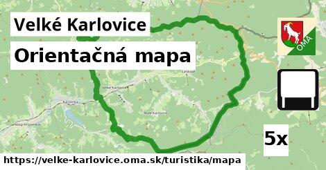 Orientačná mapa, Velké Karlovice