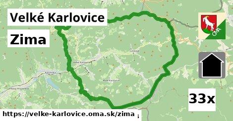 zima v Velké Karlovice