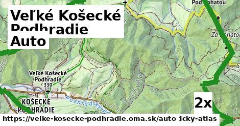 auto v Veľké Košecké Podhradie