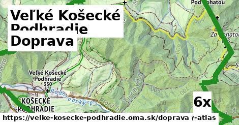 doprava v Veľké Košecké Podhradie