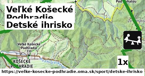 Detské ihrisko, Veľké Košecké Podhradie