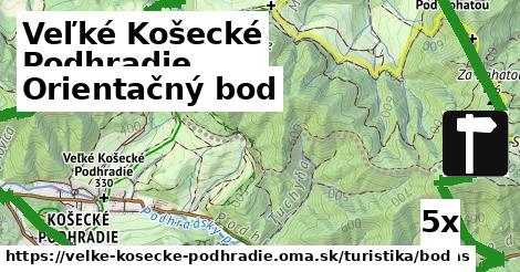 orientačný bod v Veľké Košecké Podhradie