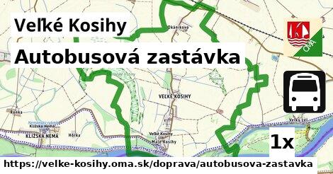 Autobusová zastávka, Veľké Kosihy