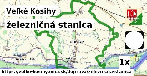 železničná stanica, Veľké Kosihy