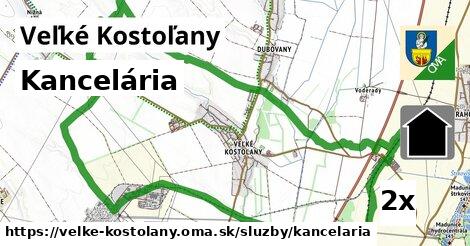 Kancelária, Veľké Kostoľany