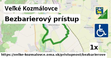 Bezbarierový prístup, Veľké Kozmálovce