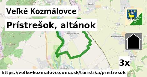 Prístrešok, altánok, Veľké Kozmálovce