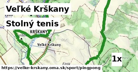 stolný tenis v Veľké Krškany