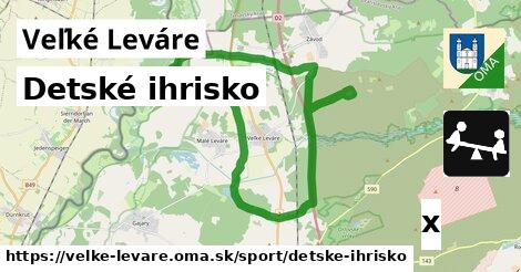 Detské ihrisko, Veľké Leváre