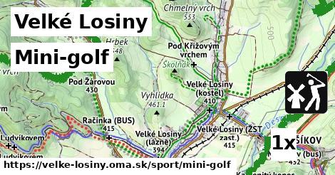 Mini-golf, Velké Losiny