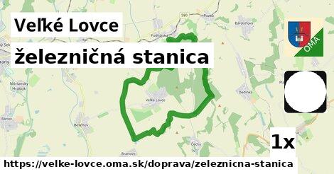 železničná stanica, Veľké Lovce