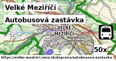 Autobusová zastávka, Velké Meziříčí