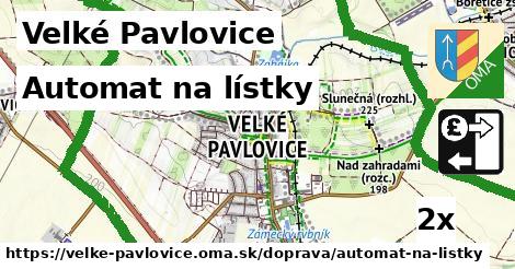 Automat na lístky, Velké Pavlovice