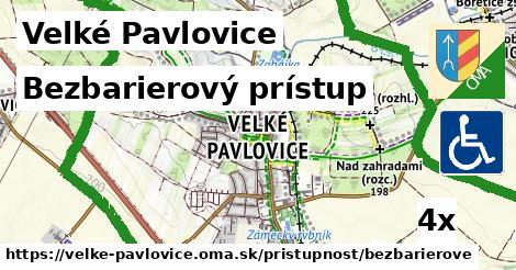 Bezbarierový prístup, Velké Pavlovice