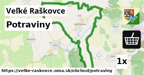 Potraviny, Veľké Raškovce