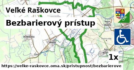 bezbarierový prístup v Veľké Raškovce