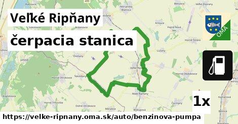 čerpacia stanica, Veľké Ripňany