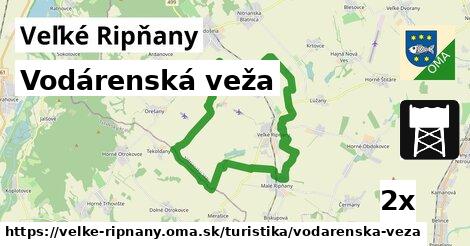 Vodárenská veža, Veľké Ripňany